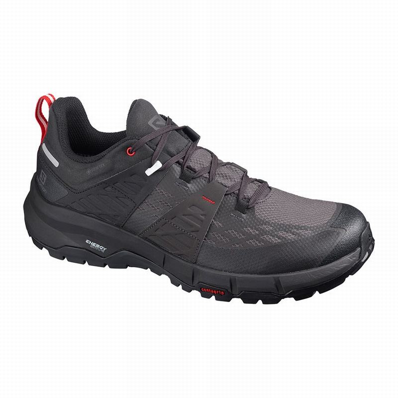 Zapatillas Trekking Salomon Hombre Negras / Rojas - Salomon Argentina ODYSSEY GTX ,034519-JCK